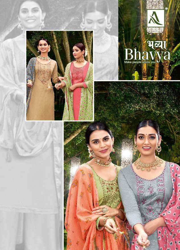 alok suit bhavya jam cotton unstitched suits 
