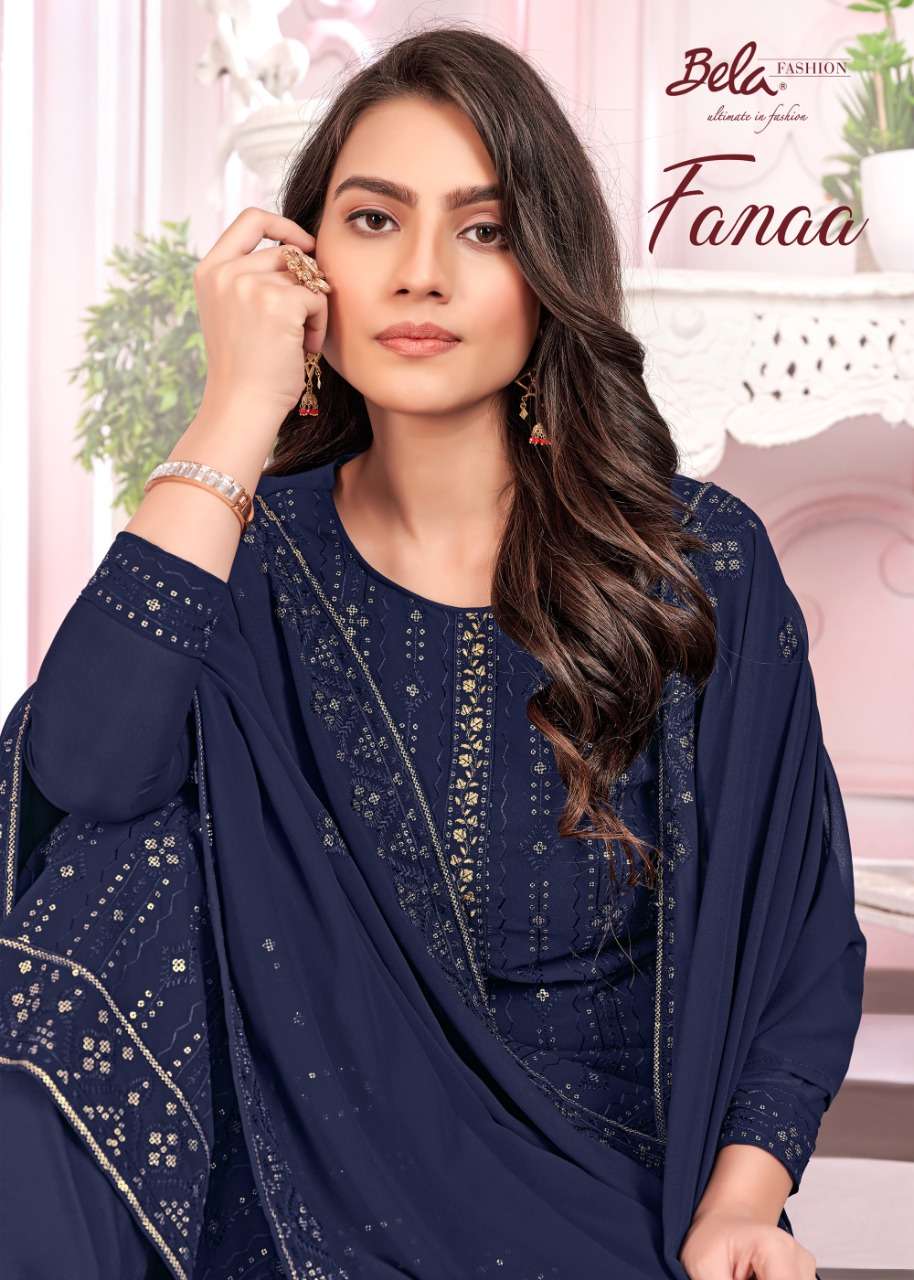 bela fashion fanaa for georgette with heavy embroIdery latest salwar kameez suit 