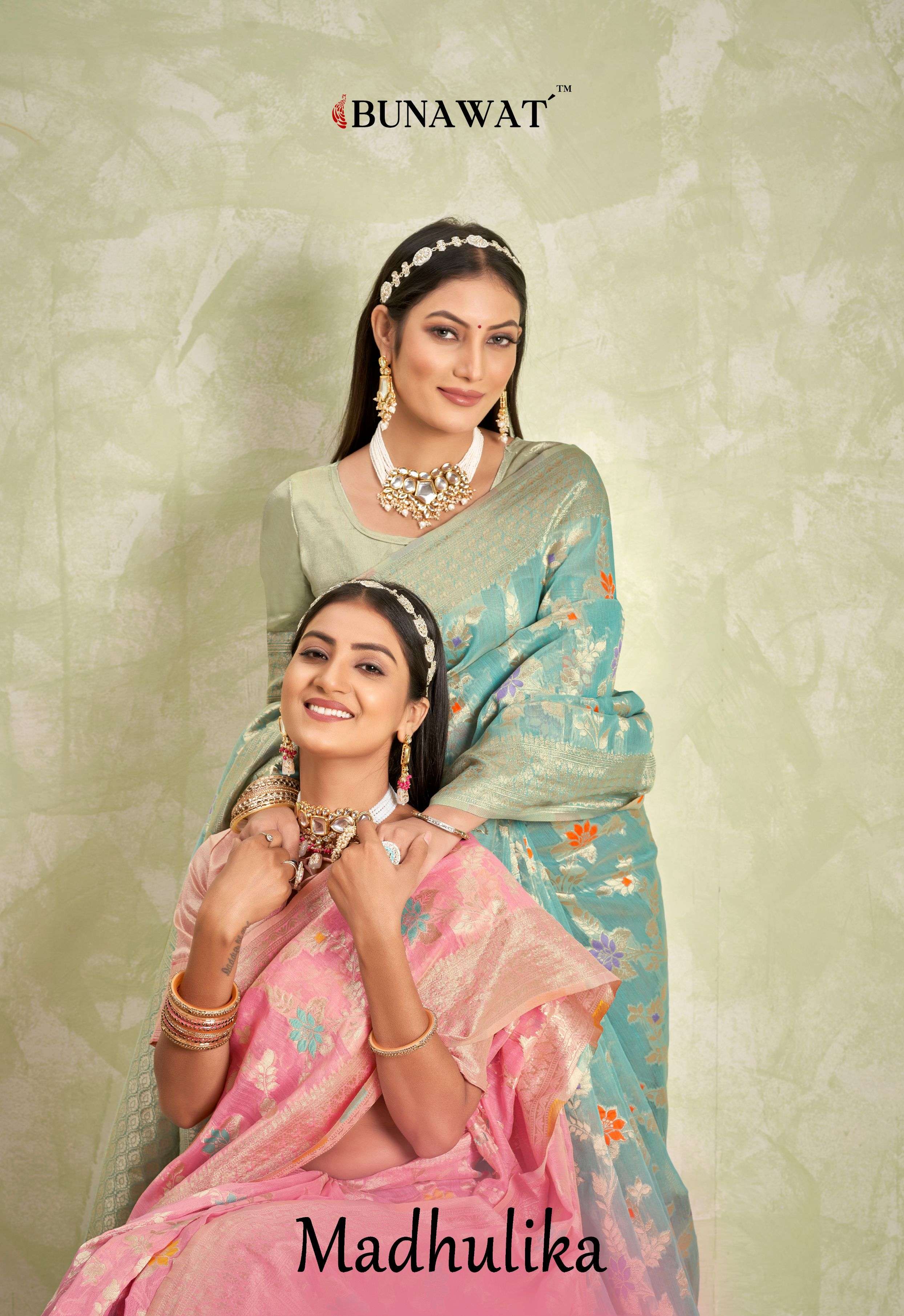 bunawat madhulika designer cotton saris wholesaler