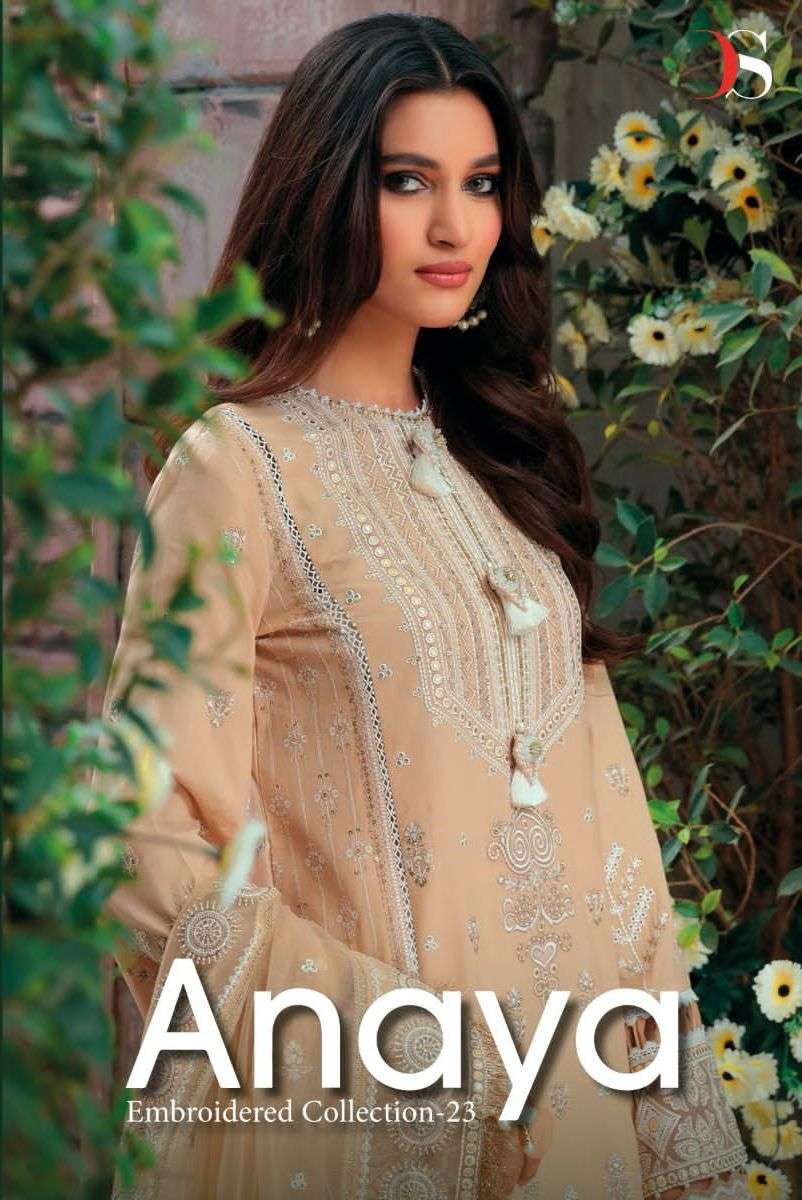 deepsy anaya embroidered collection 23 cotton pakistani dresses