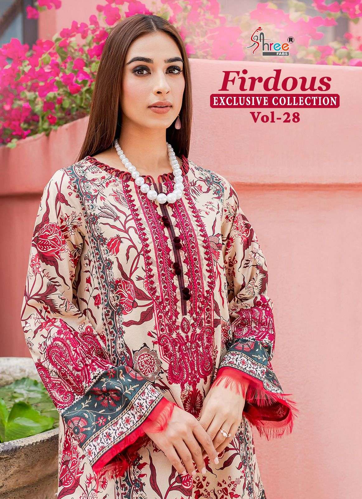 firdous exclusive collection vol 28 by shree fabs jam cotton pakistani suit 