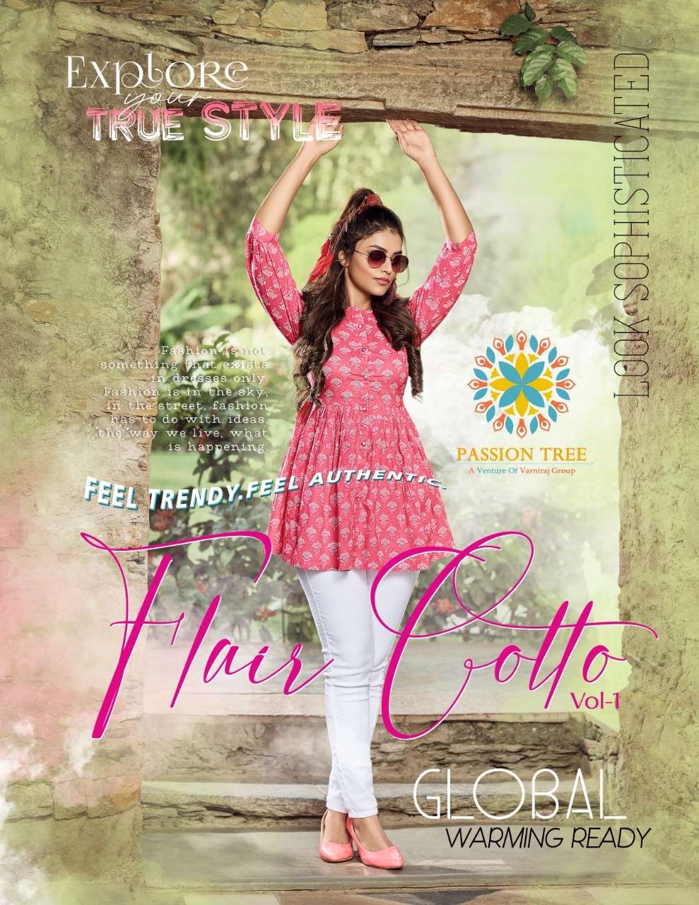 flair cotto vol 1 by passion tree cotton ladies western short top supplier