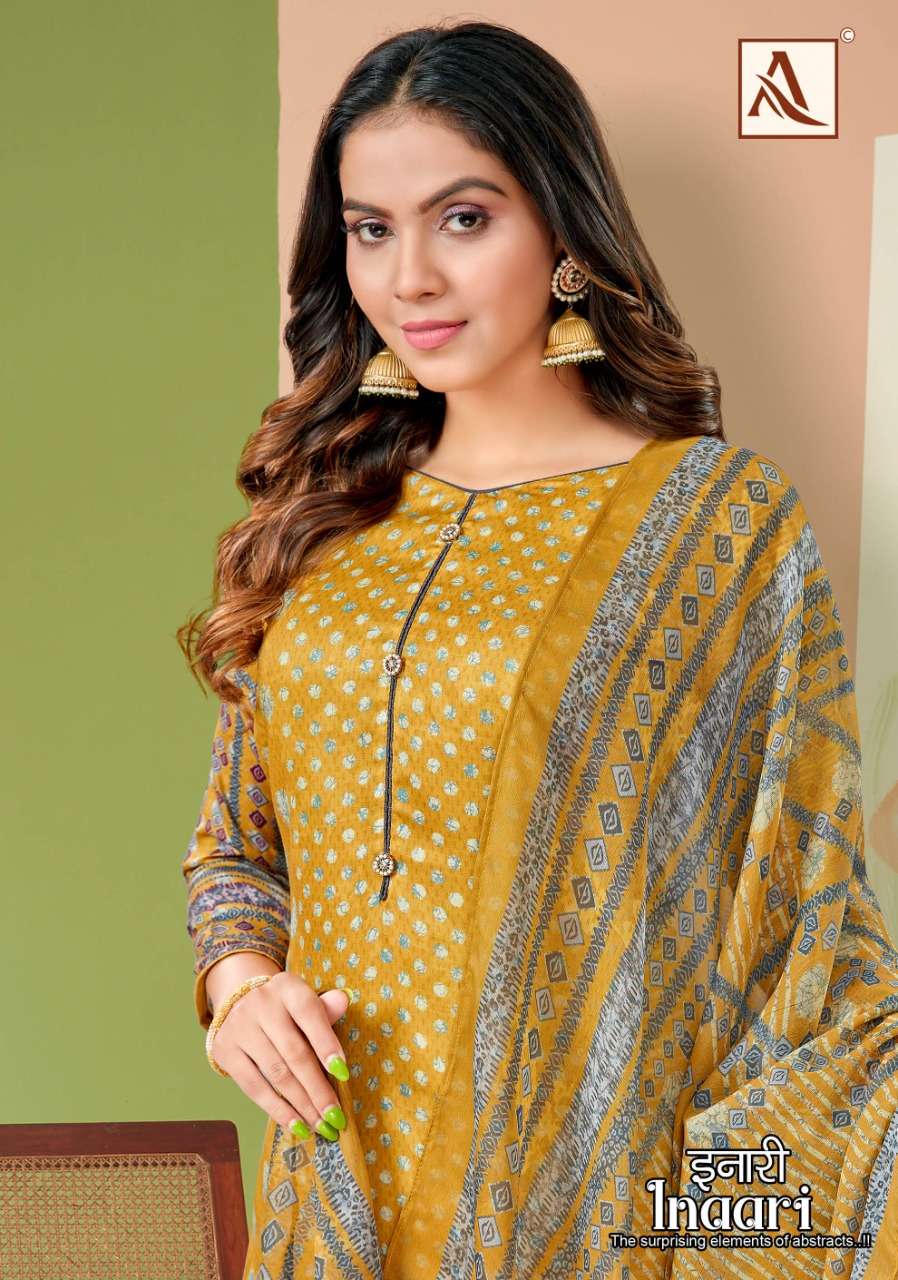 inaari by alok suit jaam cotton digital print salwar kameez material