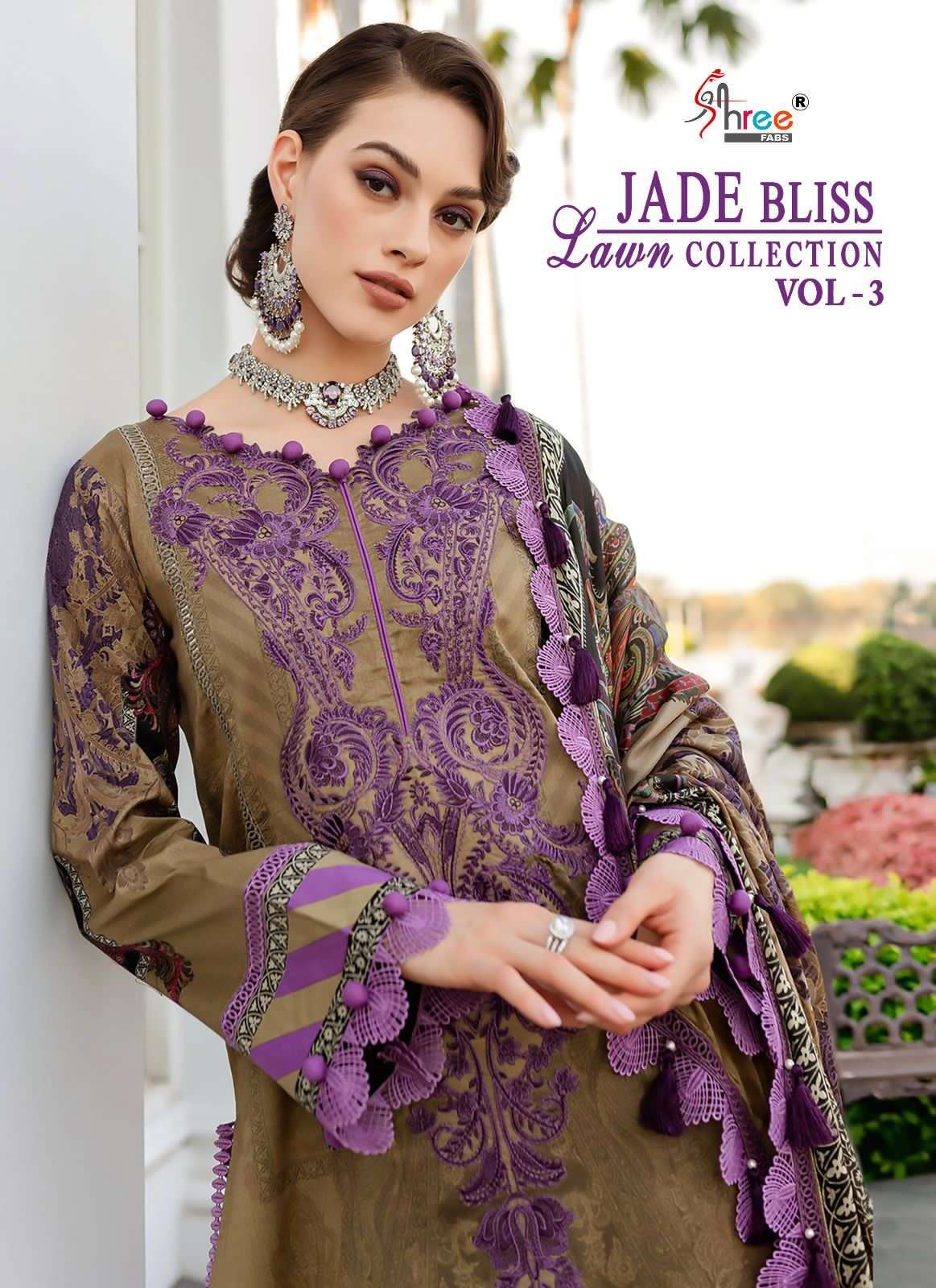 jade bliss lawn collection vol 3 by shree fabs cotton designer pakistani suit