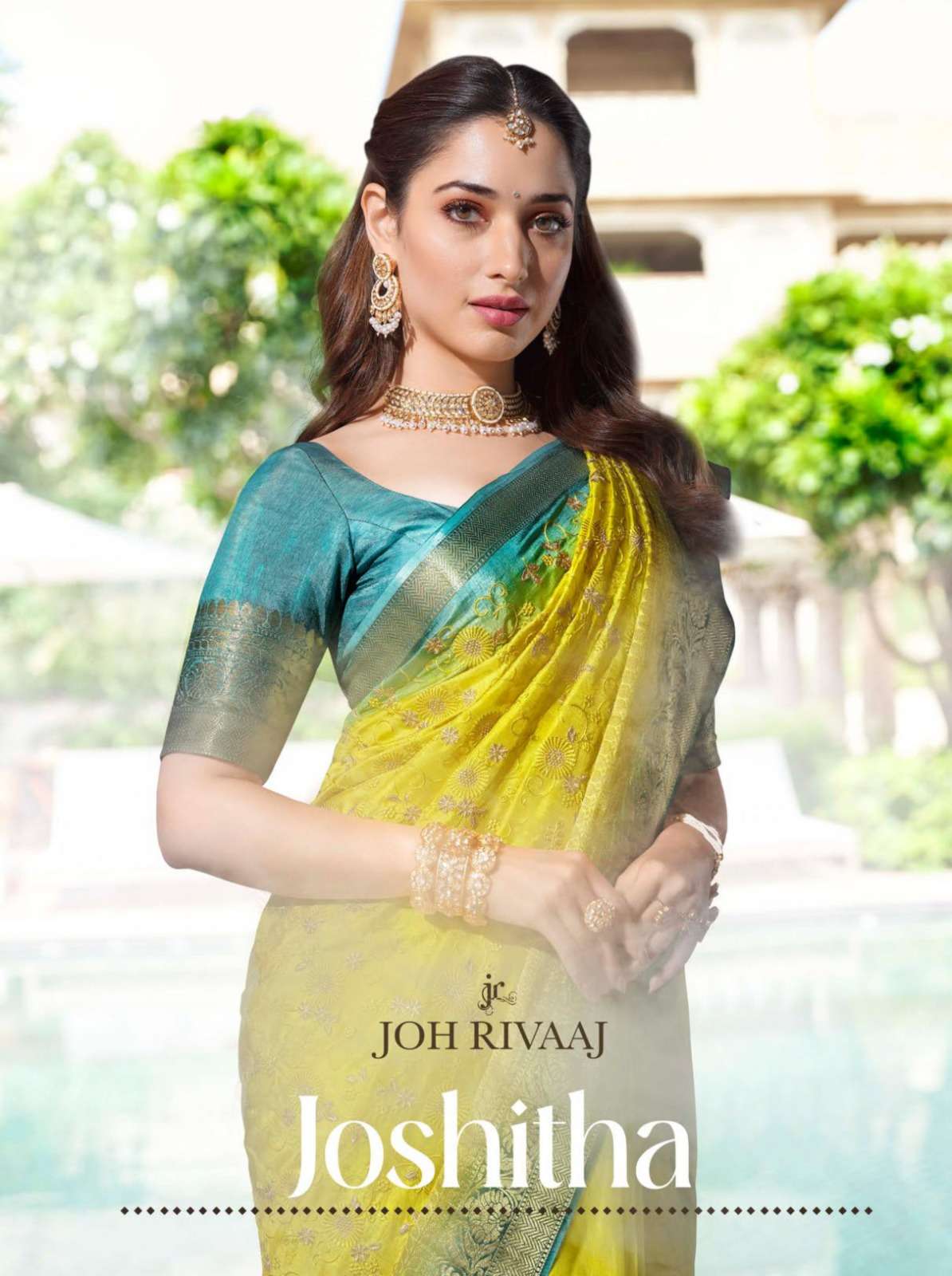 joh rivaaj joshitha 23001-23018 heavy party wear sarees wholesale 