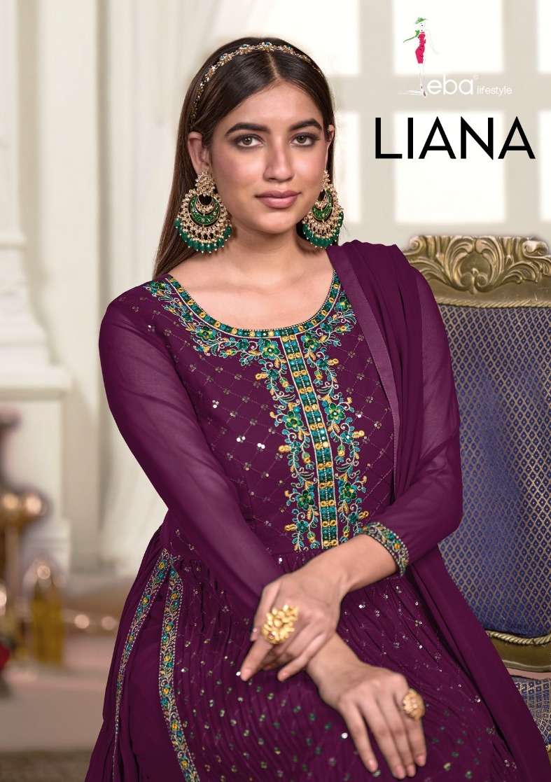 liana eba lifestyle nyra cut concept readymade georgette salwar kameez