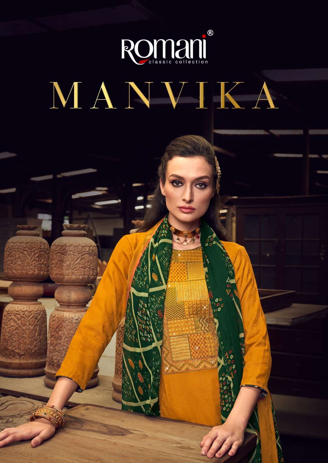 manvika by romani jam cotton casual dress materials