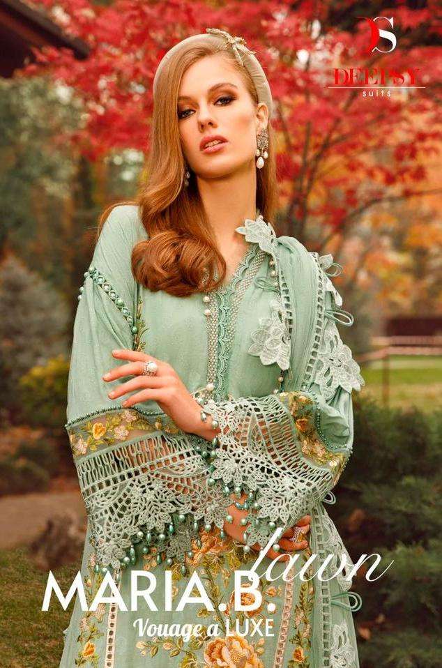 maria b lawn vouage a luxe by deepsy suit cotton print embroidery pakistani suit