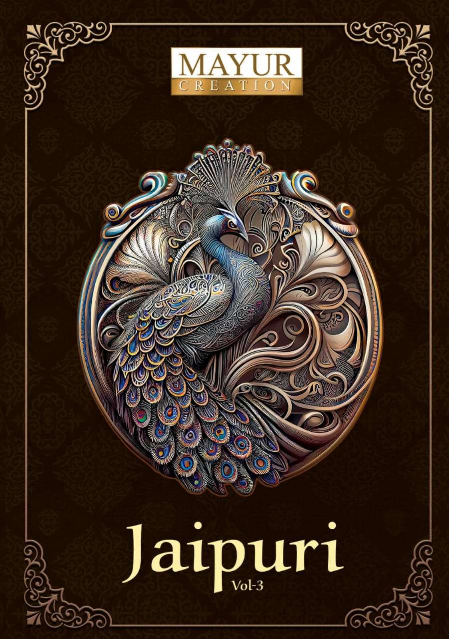 mayur jaipuri vol 3 top with pant pair printed cotton 