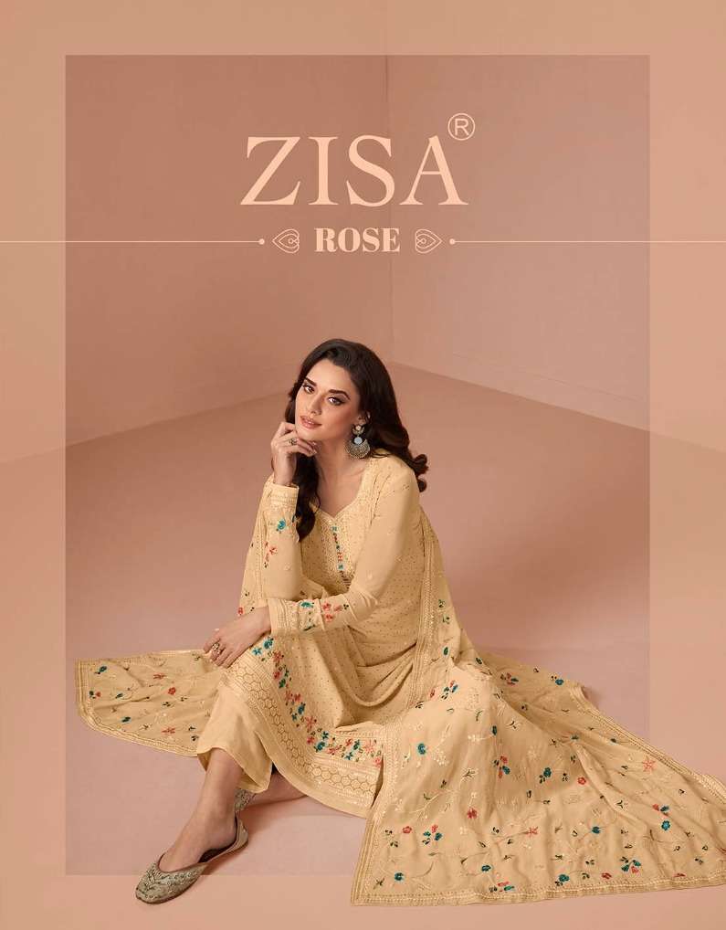 meera trendz zisa rose pakistani salwar kameez dress material 