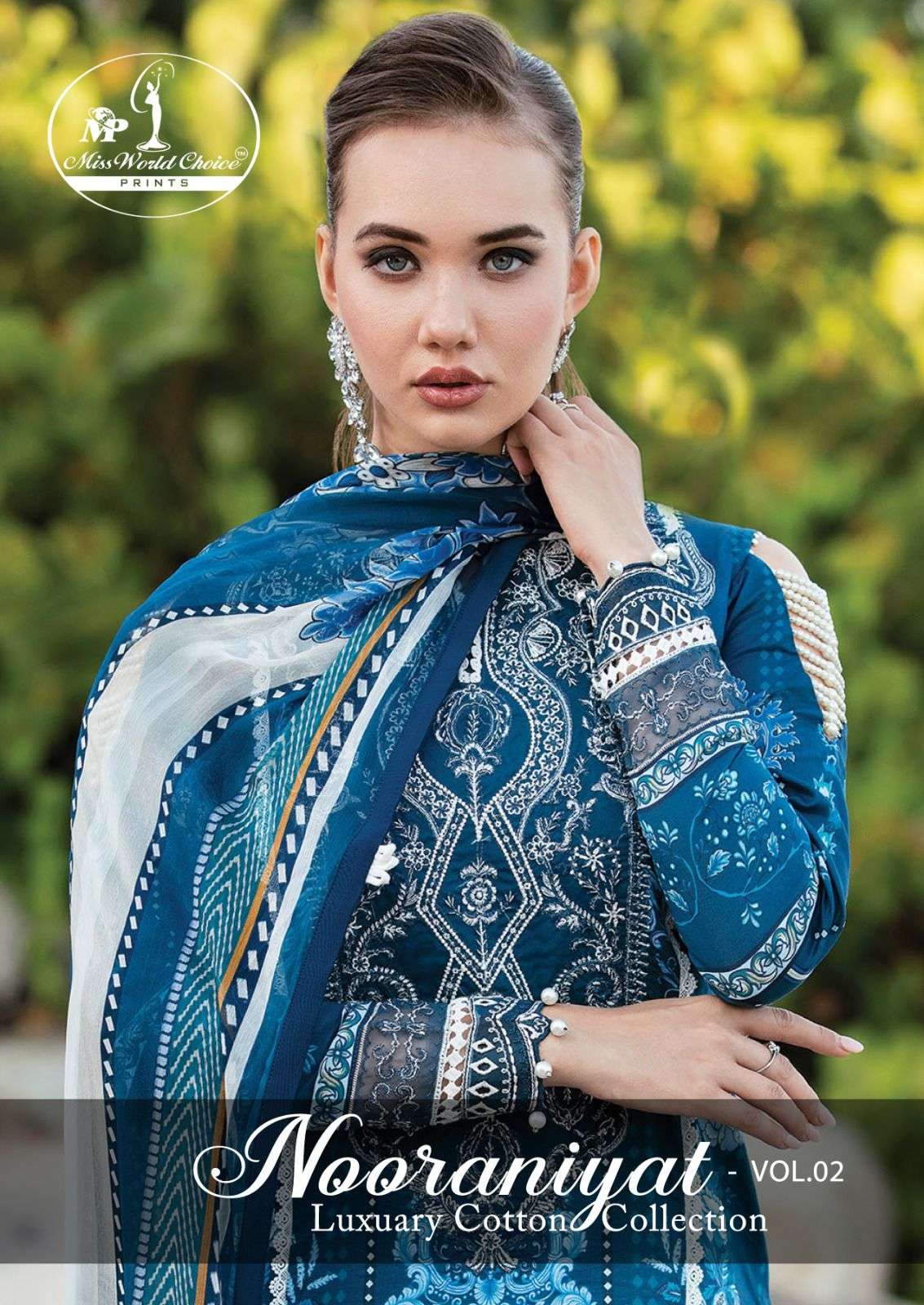 miss world choice nooraniyat vol 2 cotton design printed salwar kameez material