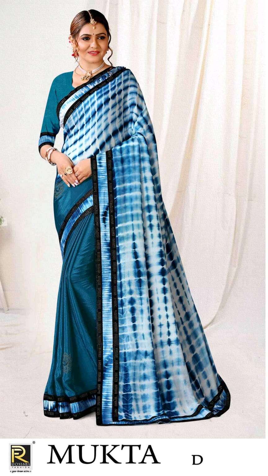 Mukta by ranjna saree bollywood style designer saree collection 