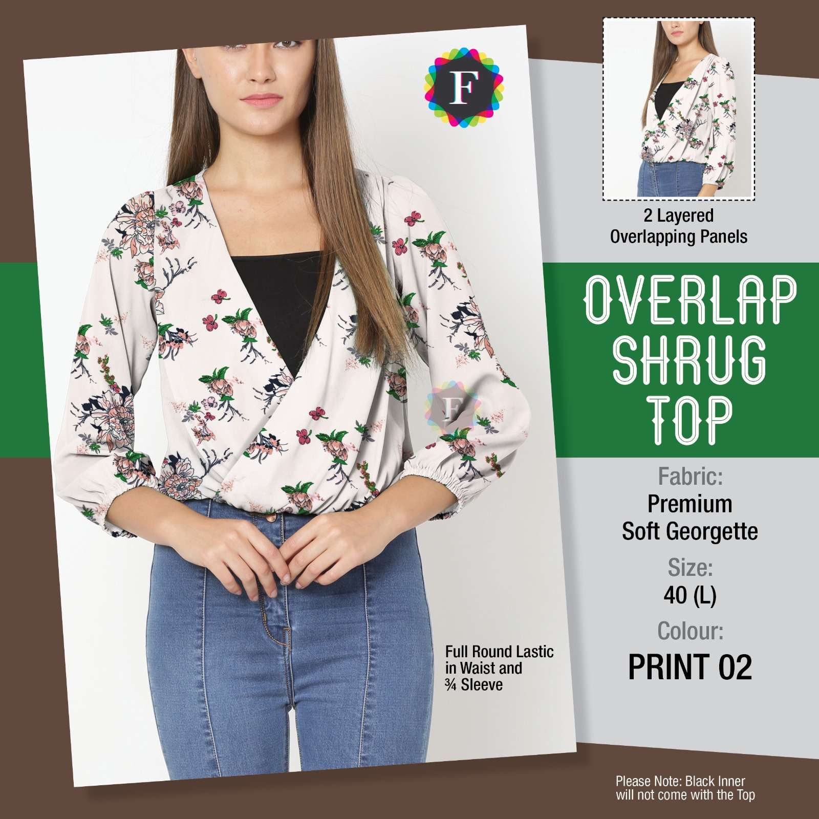 Overlap Shrug Top Western Style Girls Fancy Tops Buy Online Shopping India