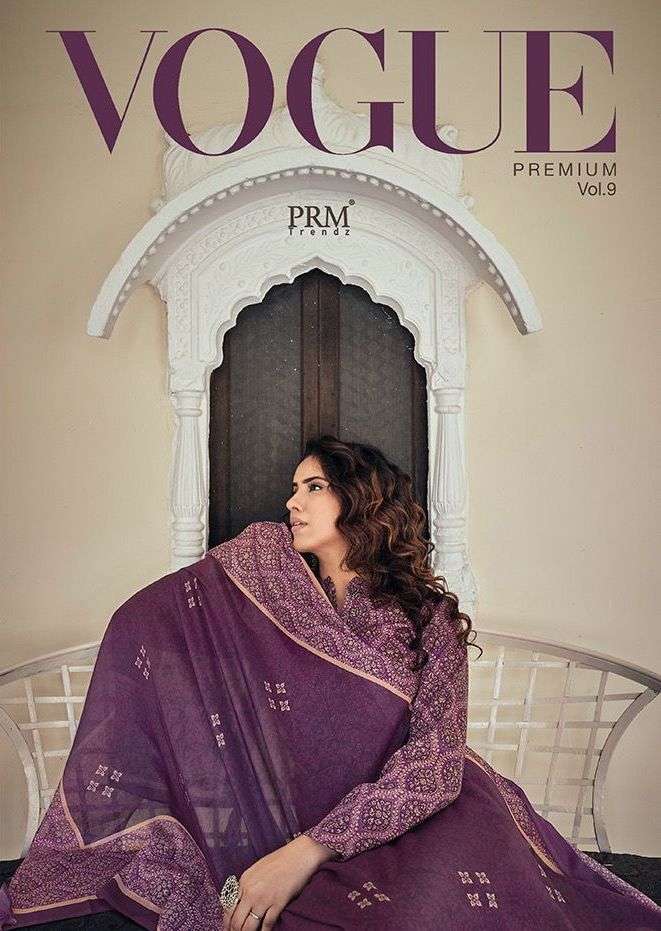 prm vogue vol 9 jaam silk ladies unstitched suits 