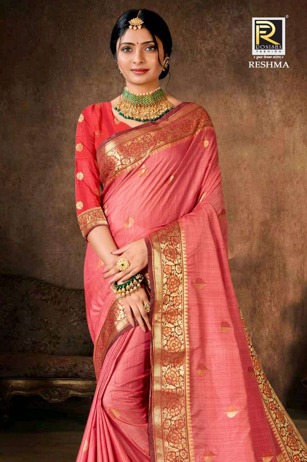 Reshma by ranjna saree Banarasi silk designer saree collecton 