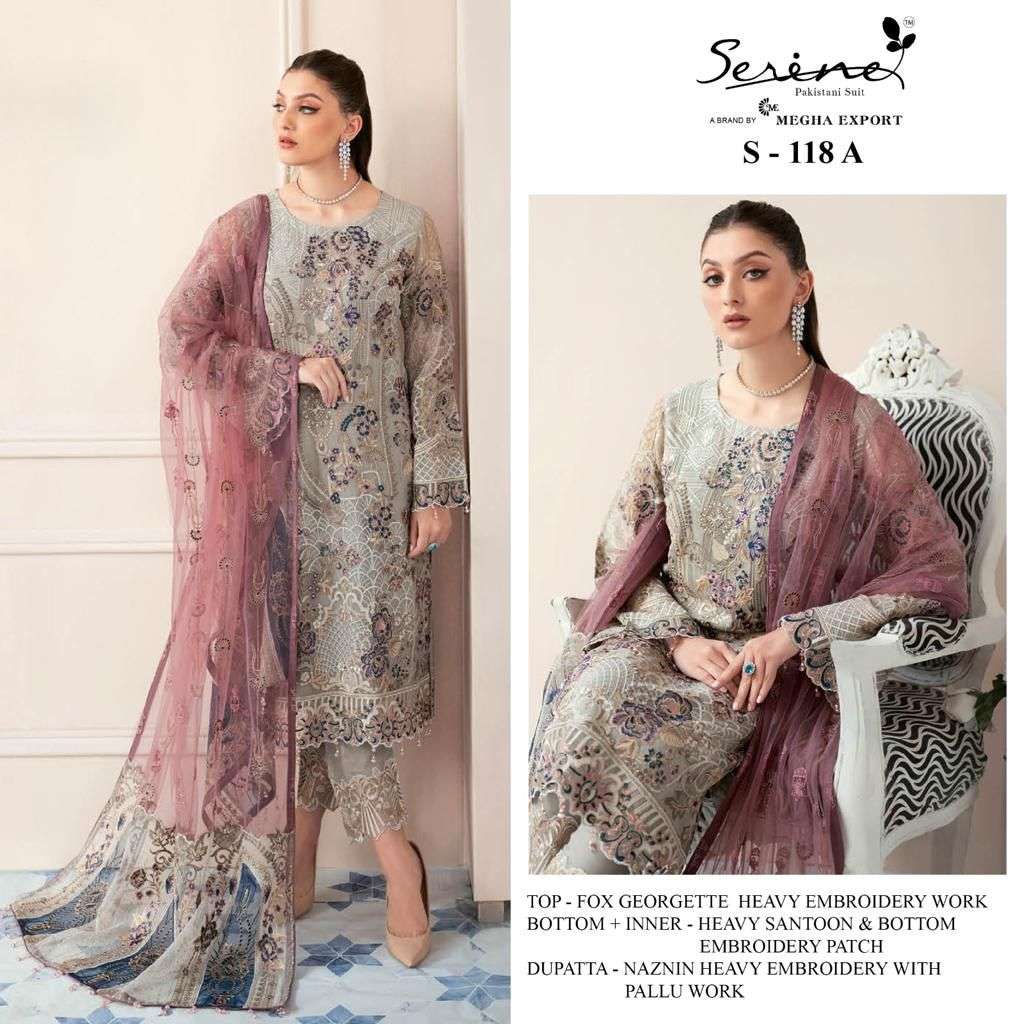 serine s 118 single design pakistani suit 