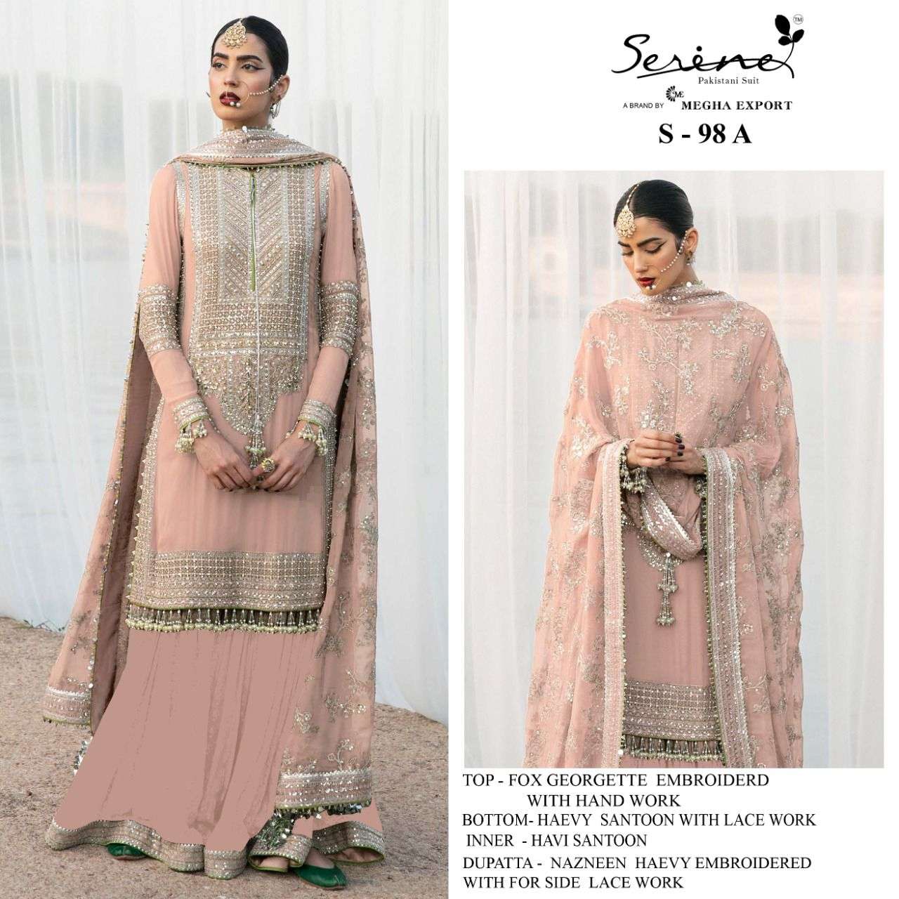 serine s 98 a single pakistani design dress 