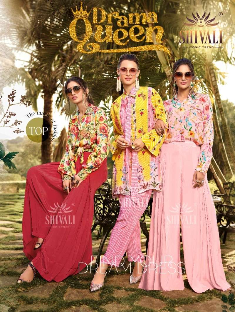 shivali drama queen crop top party wear western outfits wholesale 