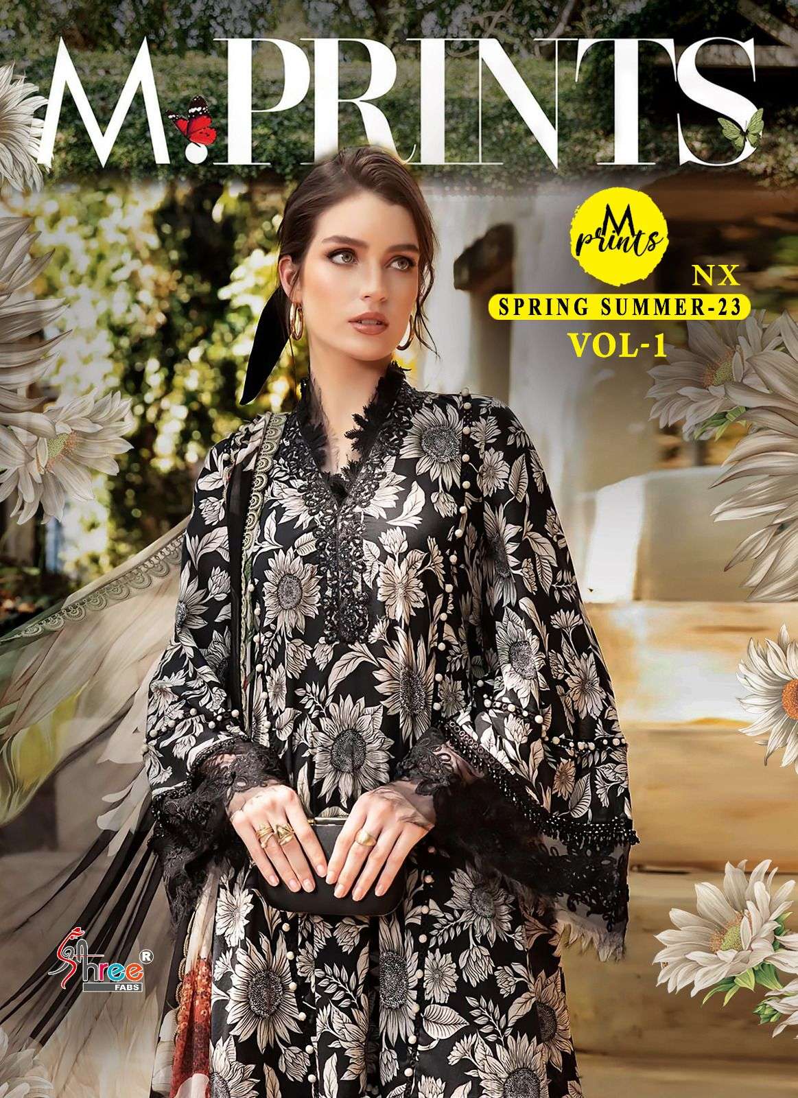 shree fabs m print spring summer 23 vol 1 nx cotton unstitched pakistani dresses