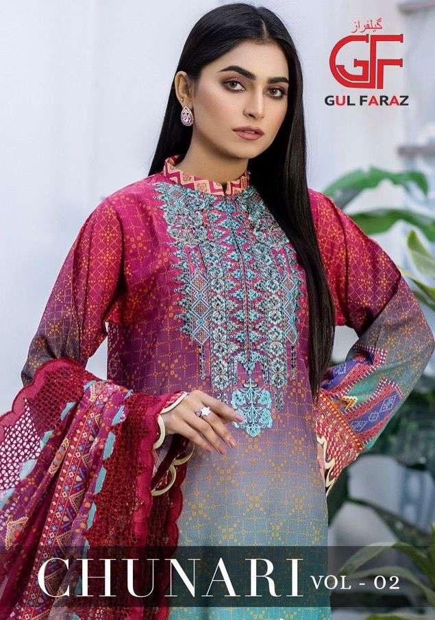 tanishk chunari vol 2 by gul faraz pakistani dress materials