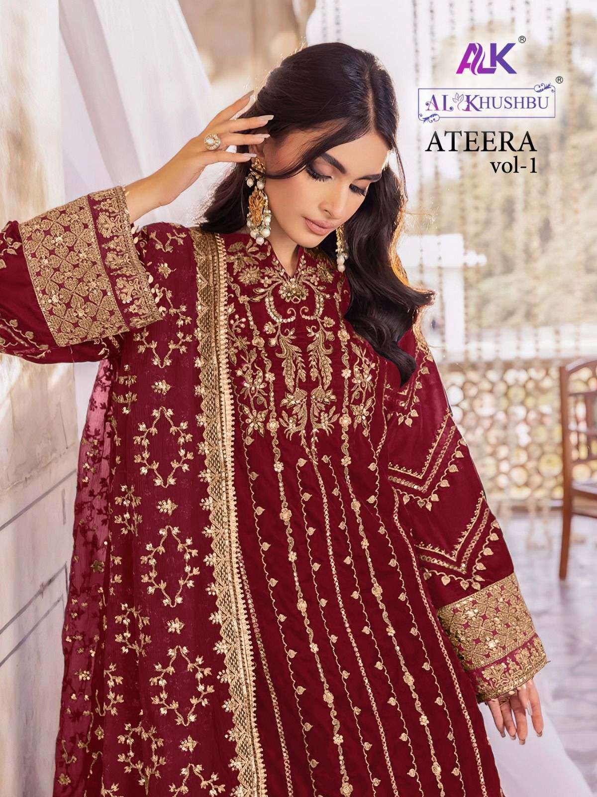 al khushbu ateera vol 1 new color festive wear designer pakistani suit 