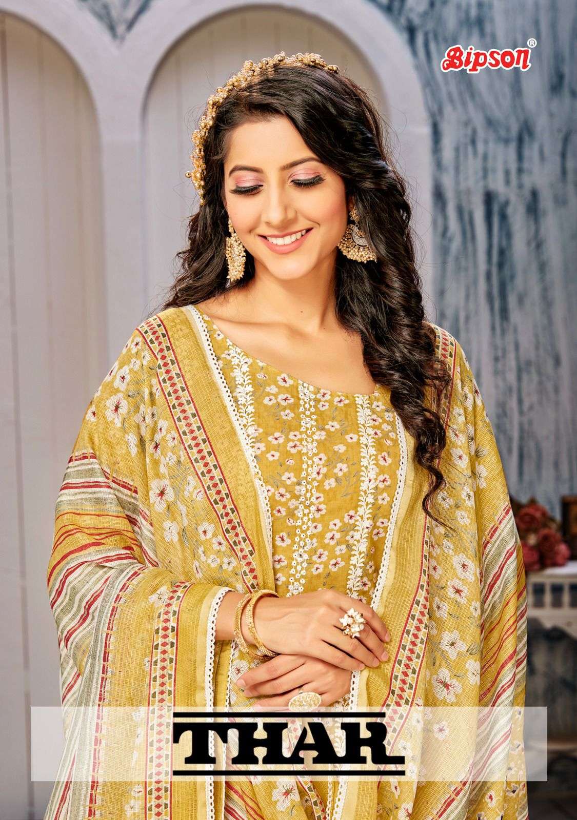 bipson thar 2110-2111 printed casual wear salwar kameez collection