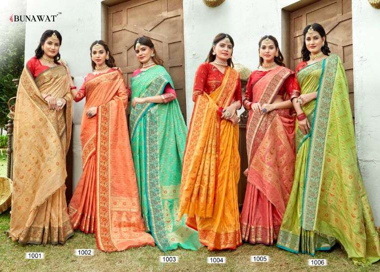 bunawat aadya designer silk saris wholesaler