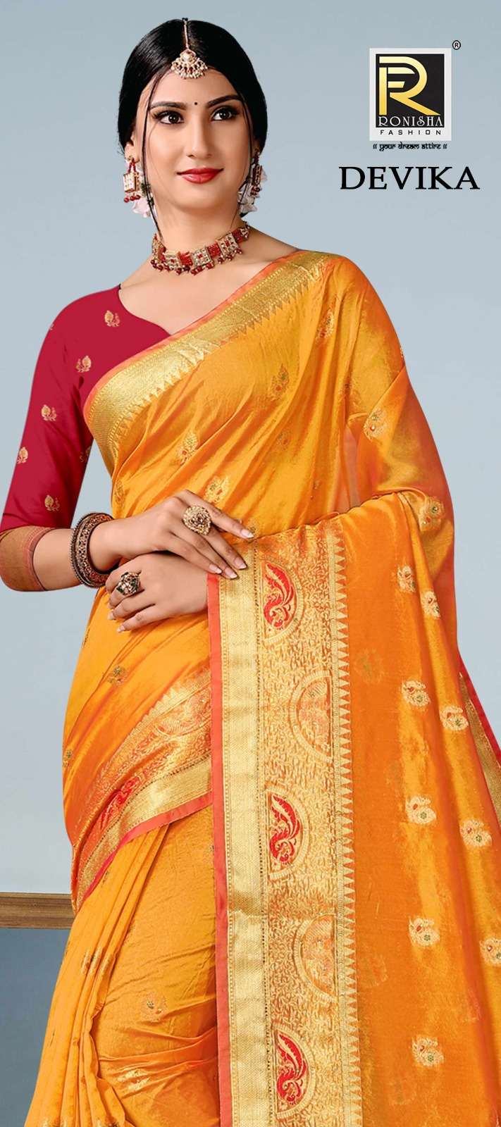 Devika  by Ranjna saree banarsi silk design ethnik wear silk saree amazing Collection 