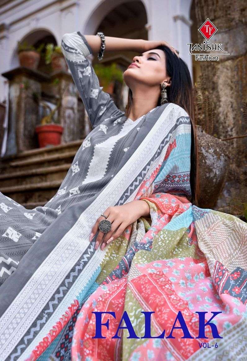 falak vol 6 by tanishk fashion unstitch adorable print salwar kameez