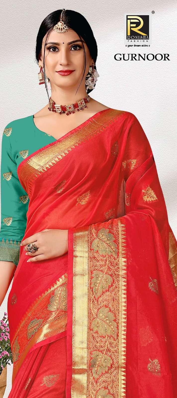 Gurnoor  by ranjna saree banarasi  silk fabrics super hit collecton 