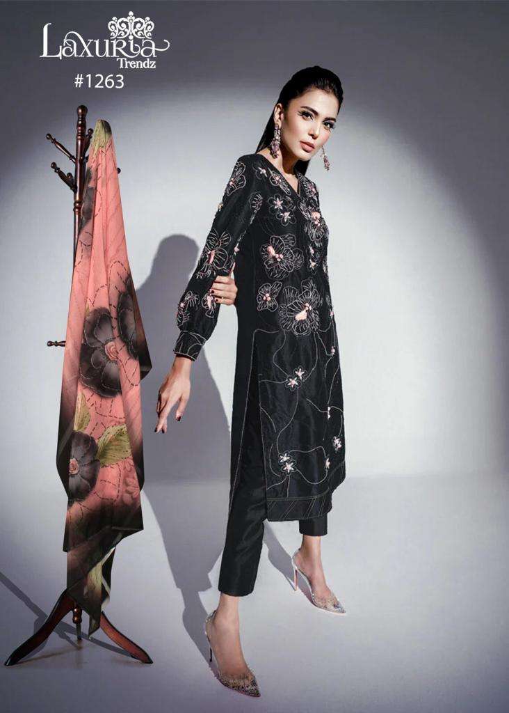 laxuria trendz 1263 readymade gorgeous single pakistani suit 