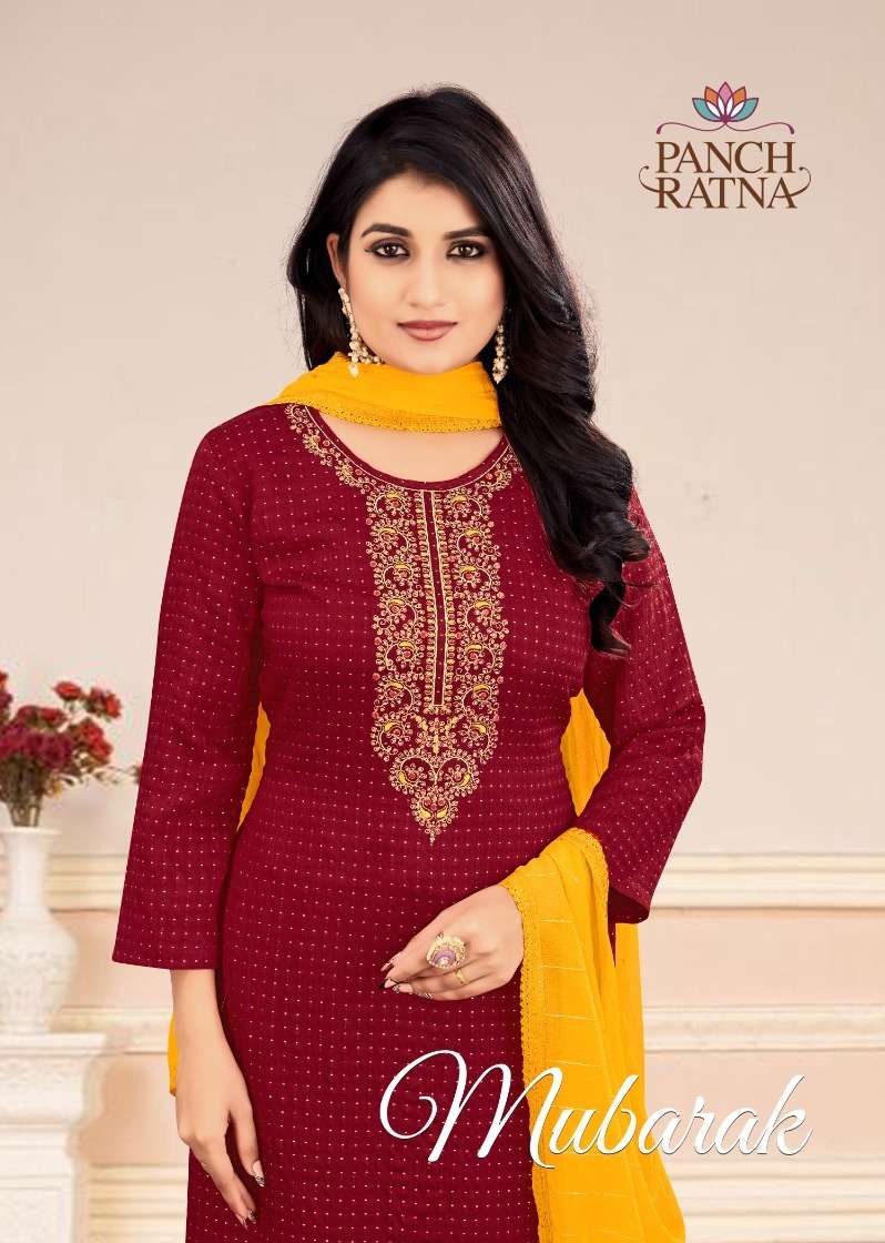 panch ratna mubarak designer function wear salwar kameez collection