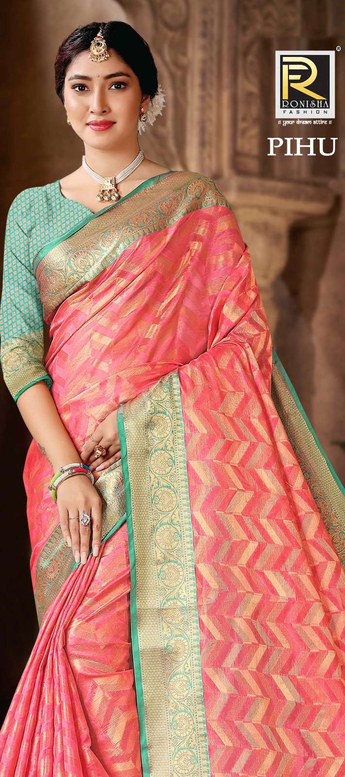 Pihu by Ranjna saree Banarsi silk exclusive saree collection