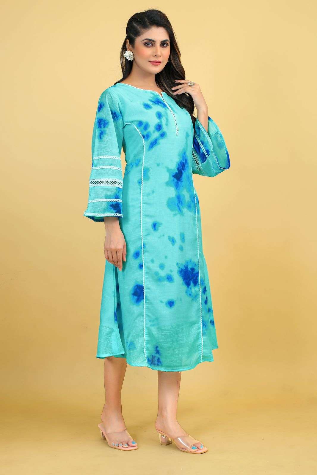 pr women kurta digital print casual wear kurti 