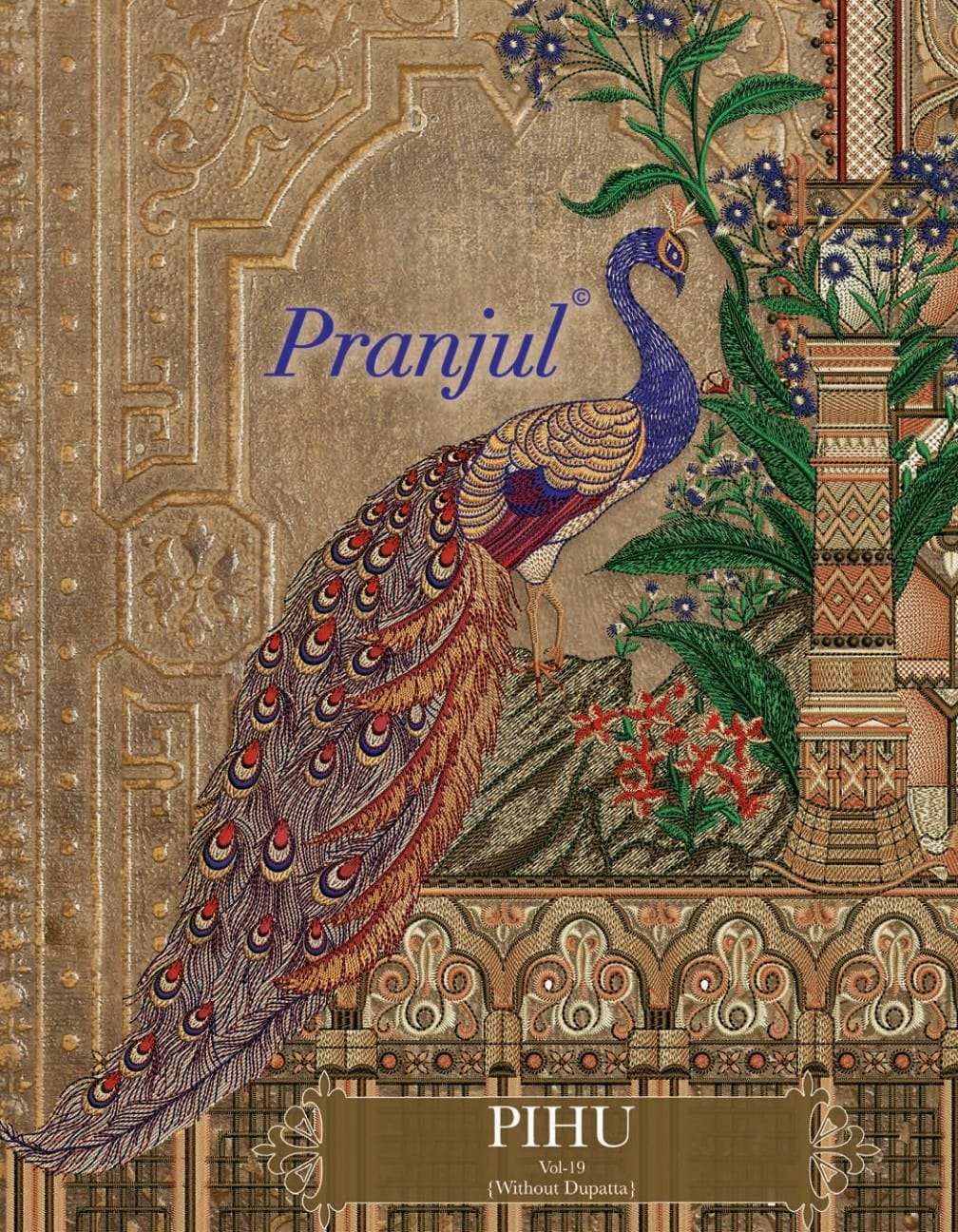 pranjul creation pihu vol 19 readymade cotton printed kurti with pant 