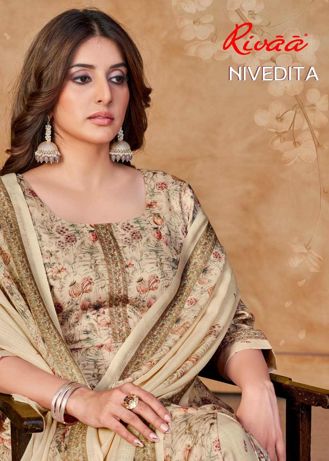 rivaa nivedita digital print casual wear salwar kameez material