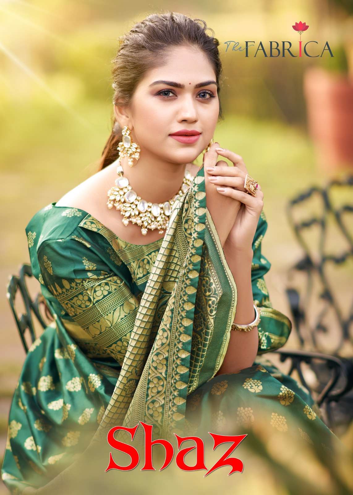 shaz by the fabrica designer wedding wear saree collection 