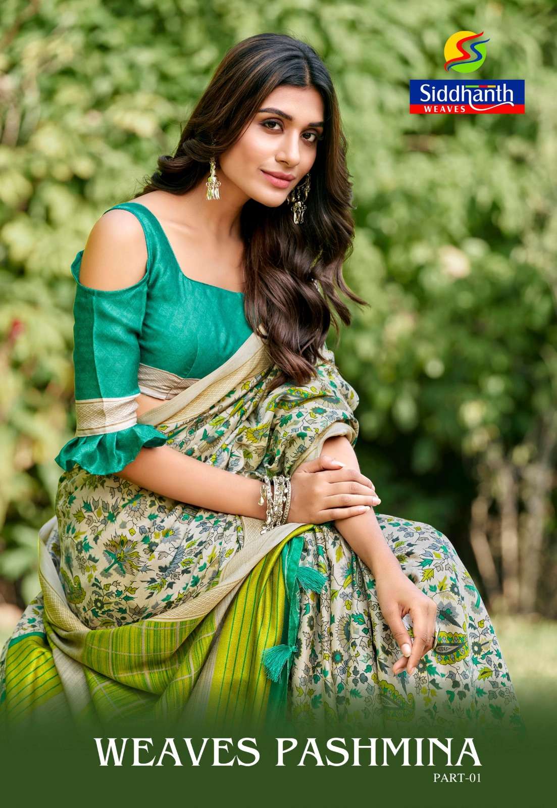 siddhanth weaves pashmina printed daily wear saree collection 