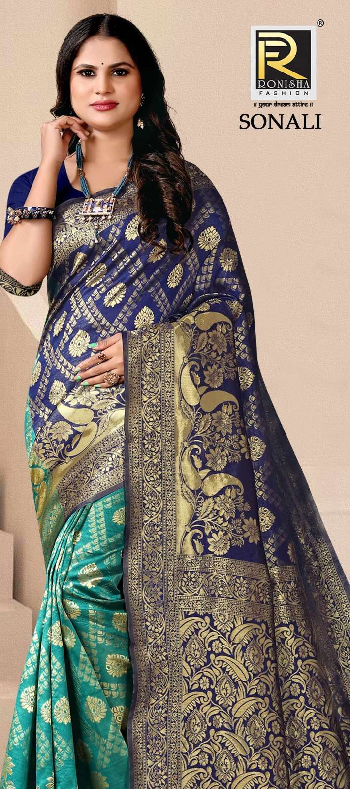 Sonali  by ranjna saree silk fabrics super hit collecton 