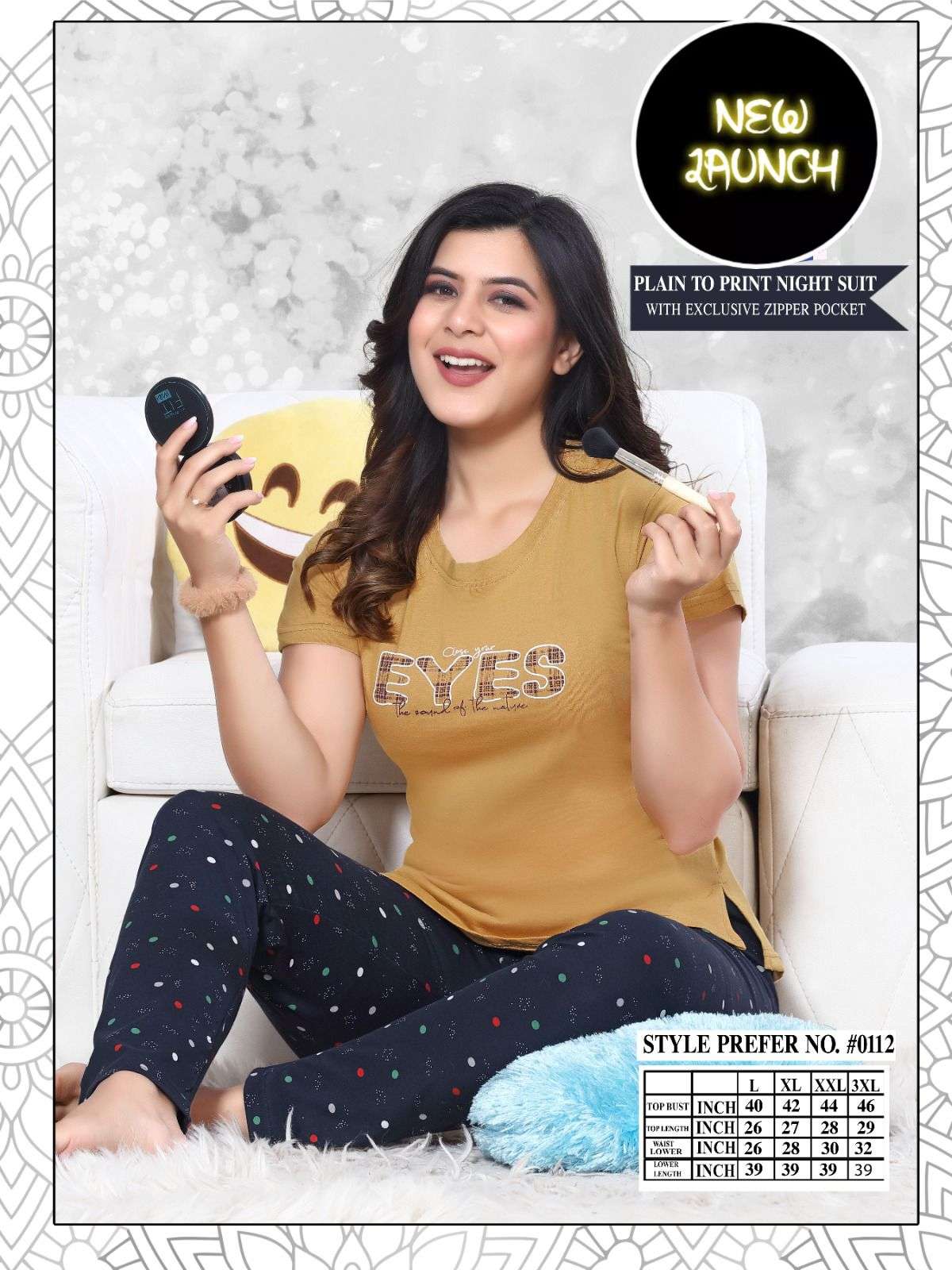 Summer Special Vol.#0112 HOSIERY COTTON NIGHT SUIT CATALOG WHOLESALER BEST RATE