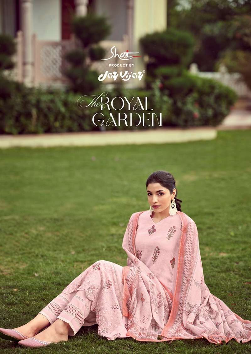 the royal garden by shai jay vijay designer print function wear salwar kameez collection 