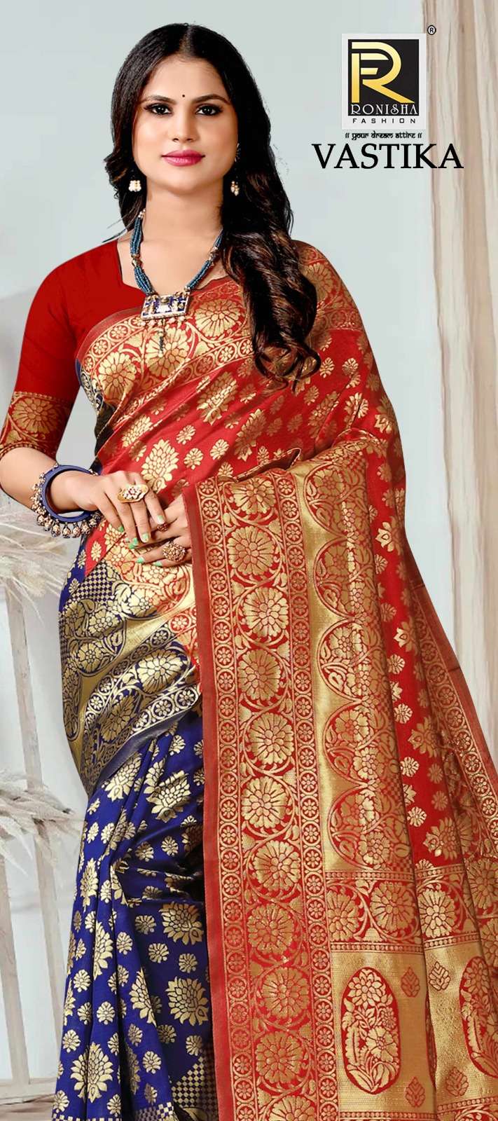 Vastika by ranjna saree silk fabrics super hit collecton 