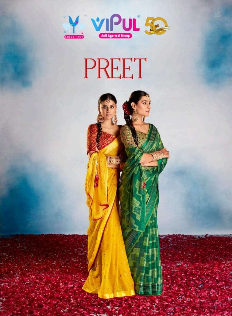 vipul present preet function wear saree wholesale rate