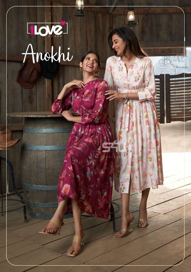anokhi by 1love s4u summer party wear readymade midi dress collection 