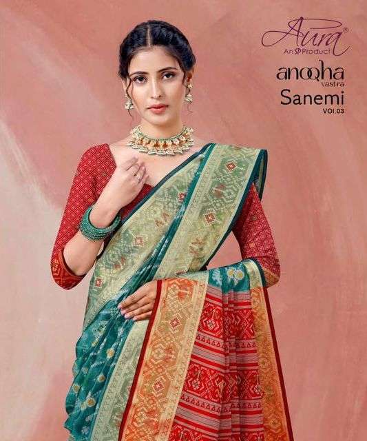 aura sanemi vol 3 anoqha vastra designer function wear saree collection 