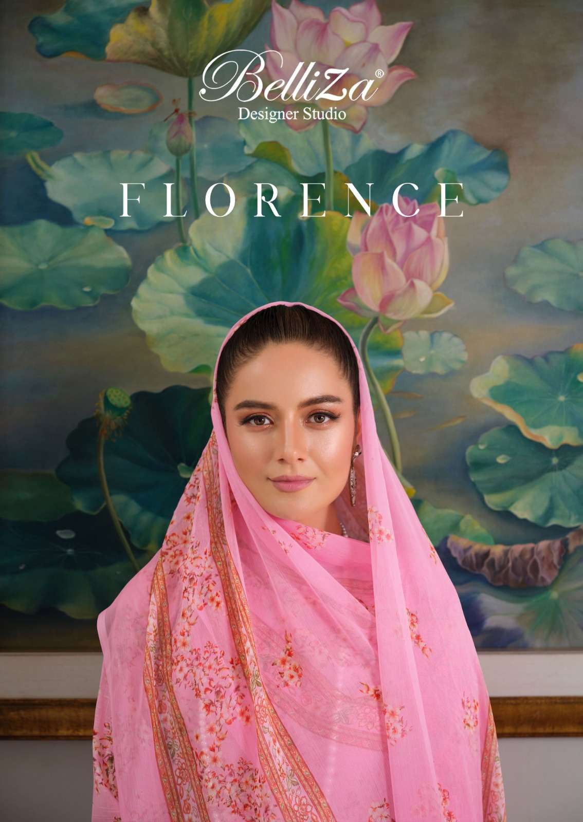 belliza present florence fabulous printed designer pakistani salwar kameez collection 