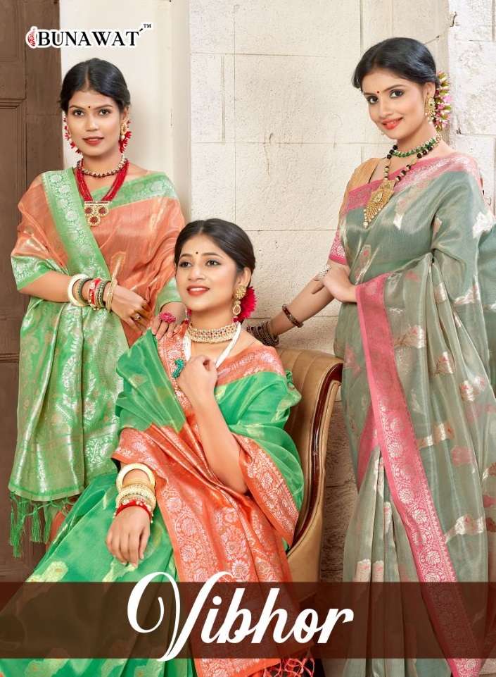 bunawat vibhor designer Cotton saris wholesaler