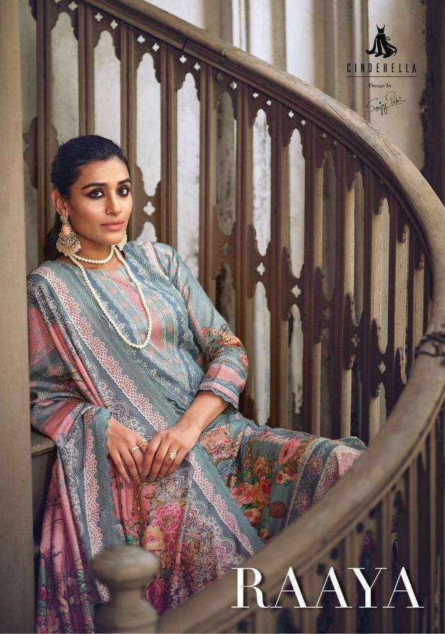 cinderella present raaya amazing printed pakistani salwar kameez collection 