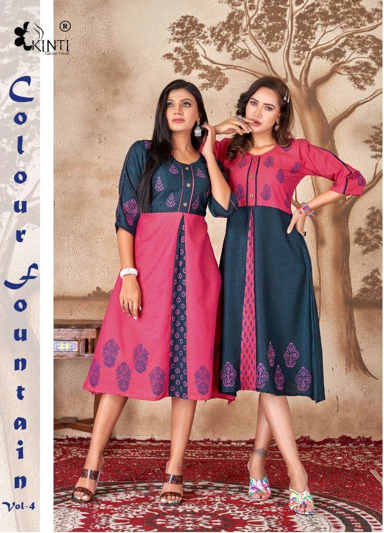 colour fountain vol 4 by kinti outstanding collection of kurti 
