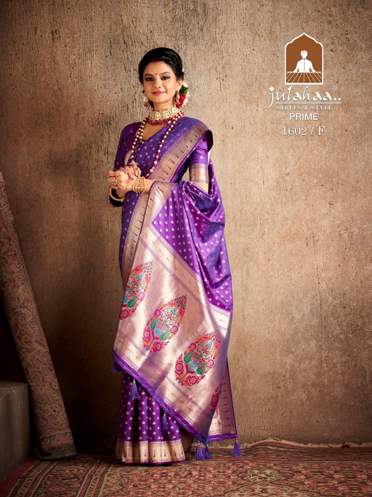 julahaa sarees 1602 designs fantastic silk paithani saree collection 